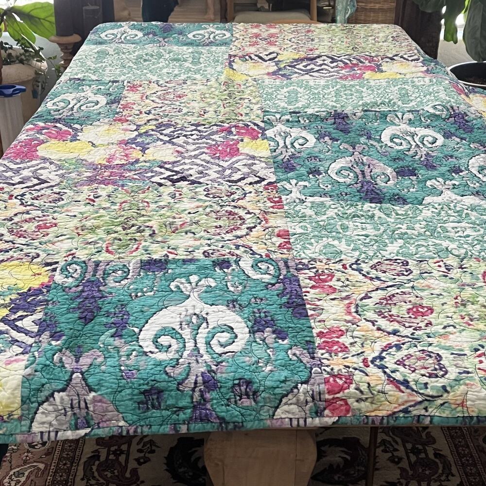 Poetic Wanderlust Florabella Quilt Tracy Porter Full Queen 88 in x 96" Floral